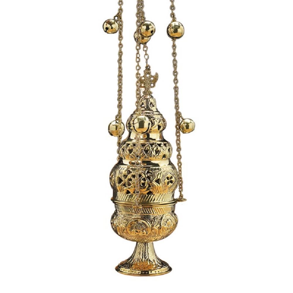 Ornate Censer with 12 Bells