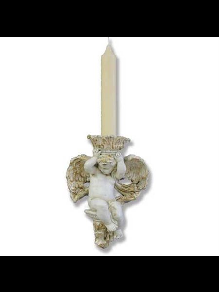 Fiberglass Putti Candleholder (Side), 10" (25.4 cm) Ht.