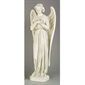 Fiberglass Outdoor Statue Angel Cari-Cross, 25" (63.5 cm) H