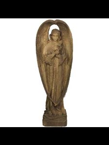 Fiberglass Outdoor Calabria Angel, 27" (69 cm) Ht.