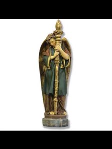 Statue Ext. Ange Majestueux Gauche 27" (69 cm) Ht. en FDV