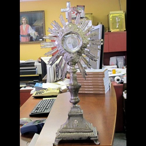 Antique Silver Monstrance