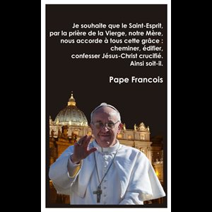 Pope Francis Picture 3" x 5" / 100's