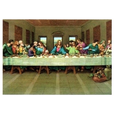 Print Last Supper 7.5" x 10.25" (19 x 26 cm) / ea
