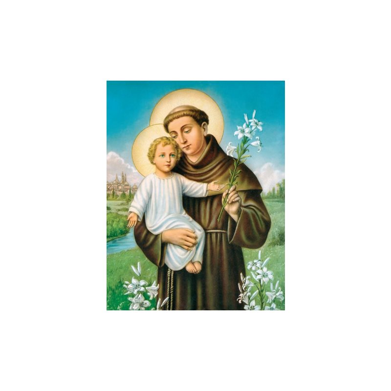 Print St. Anthony 8" x 10" (20 x 25 cm) / un