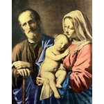 Image Sainte Famille 8" x 10" (20 x 25 cm)  /  un