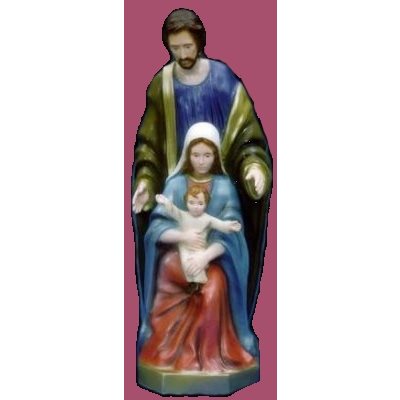 Holy Family Color Vinyl Compo. Outdoor Statue, 24" (61 cm)