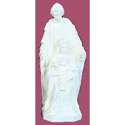 Statue ext. Sainte Famille 24'' (61 cm) blanche polyuréthane