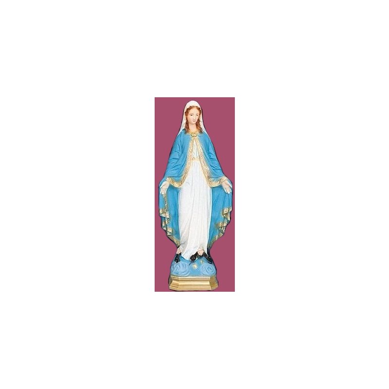 Our Lady of Grace Color Vinyl Compo. Outdoor Statue, 24"