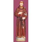 St. Francis Color Vinyl Compo. Outdoor Statue, 24" (61 cm)