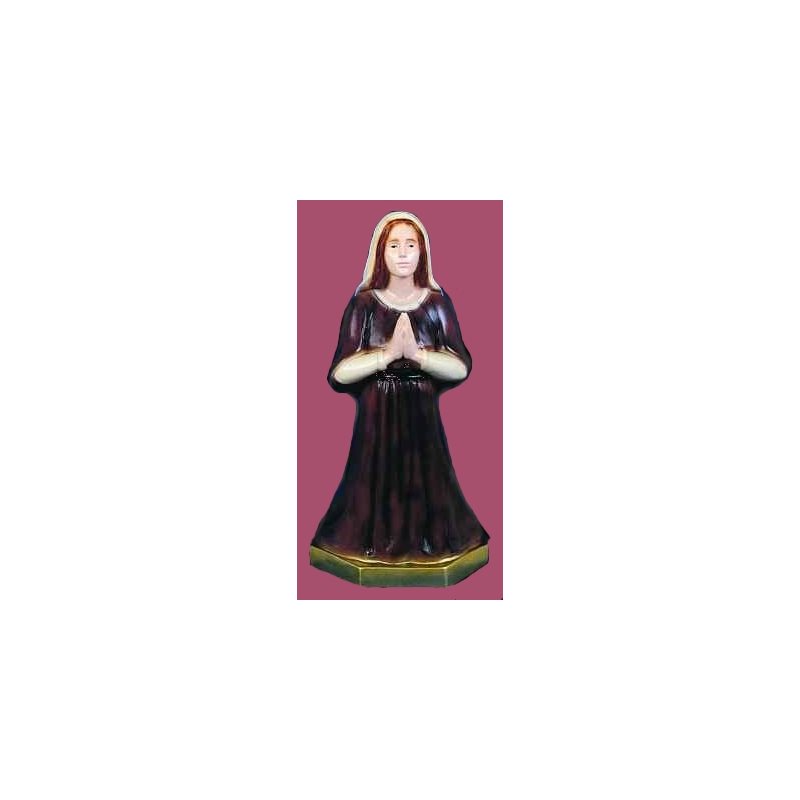 Statue ext. Sainte Bernadette 16" (40.5 cm) couleur polyuré.
