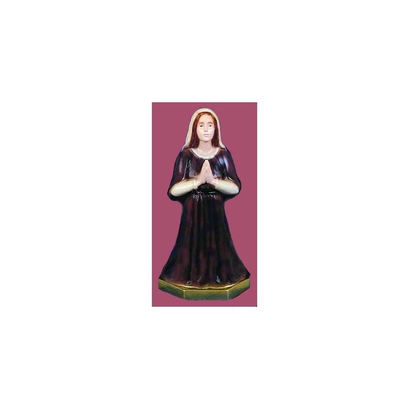 St. Bernadette Color Vinyl Compo. Outdoor Statue, 16''