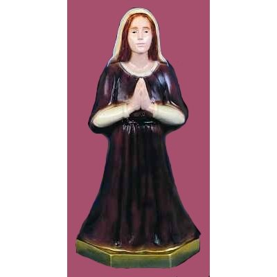 St. Bernadette Color Vinyl Compo. Outdoor Statue, 16''