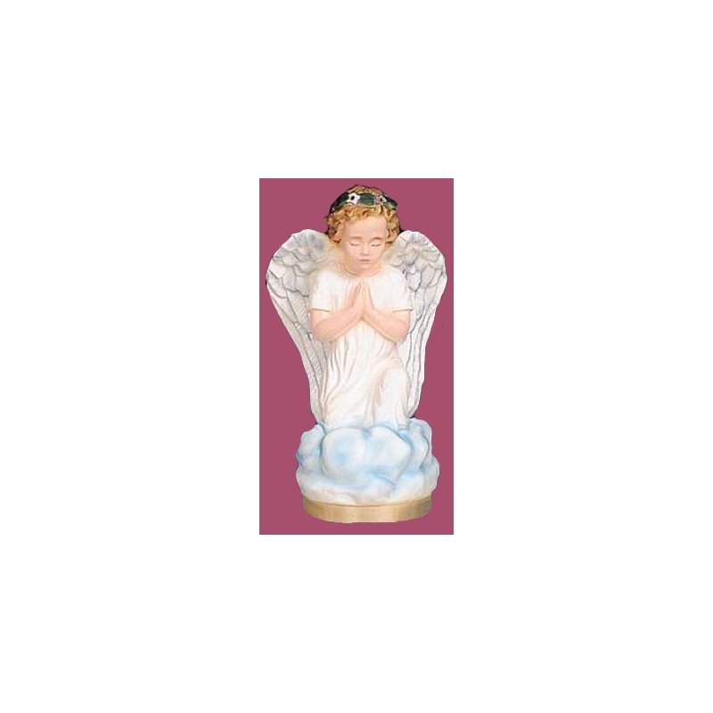 Kneeling Angel Color Vinyl Compo. Outdoor Statue, 16"