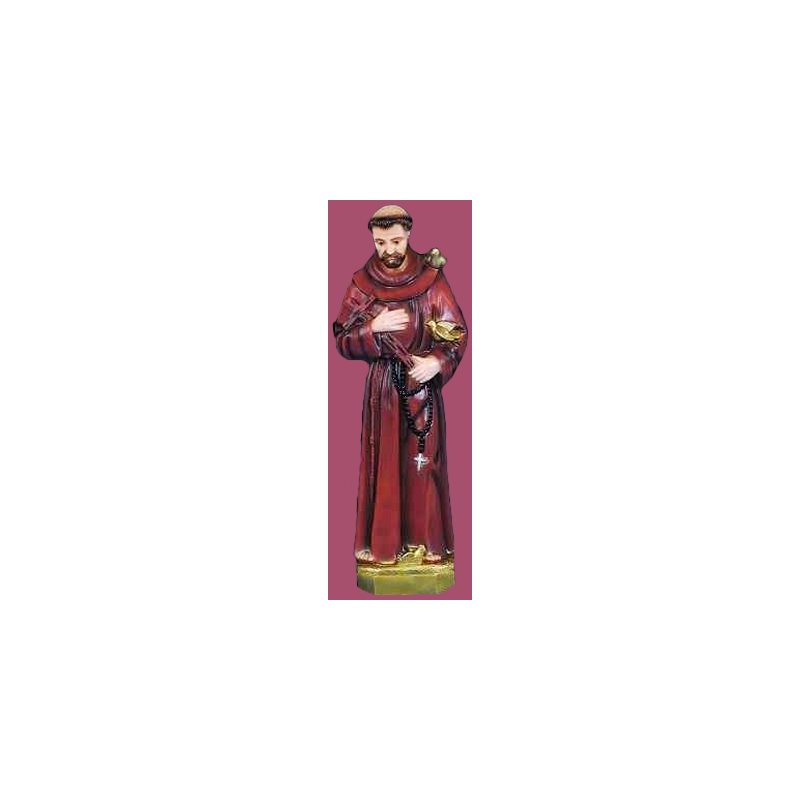 St. Francis Color Vinyl Compo. Outdoor Statue, 32" (81 cm)