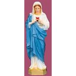 Statue ext. Sacré-Coeur de Marie 32'' (81 cm) couleur poly