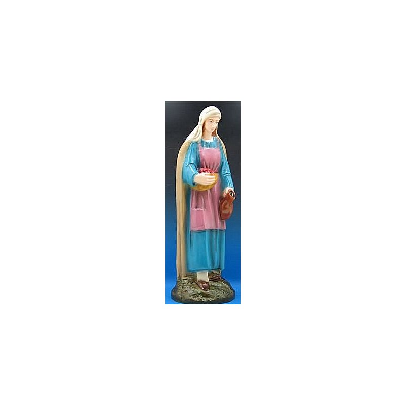 Standing Shepherdess Color Vinyl Compo. Outdoor Fig., 32" H