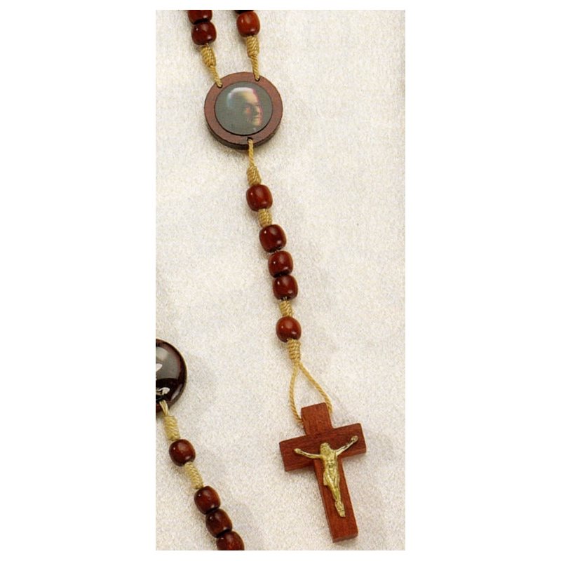 Brother Andre Wood Rosary, 7mm