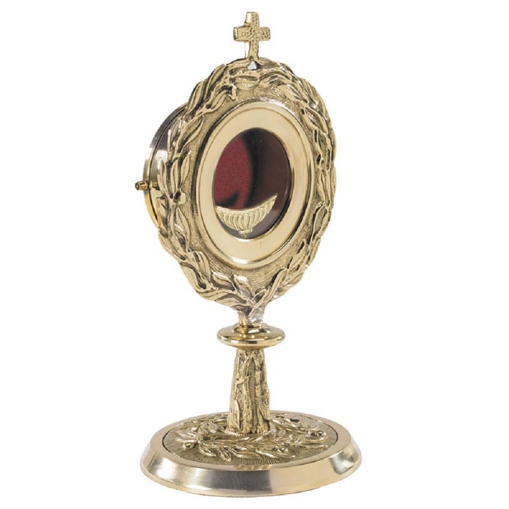 Monstrance with Removable Luna, 11" Ht.