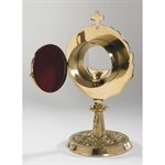 Monstrance with Removable Luna, 11" Ht.