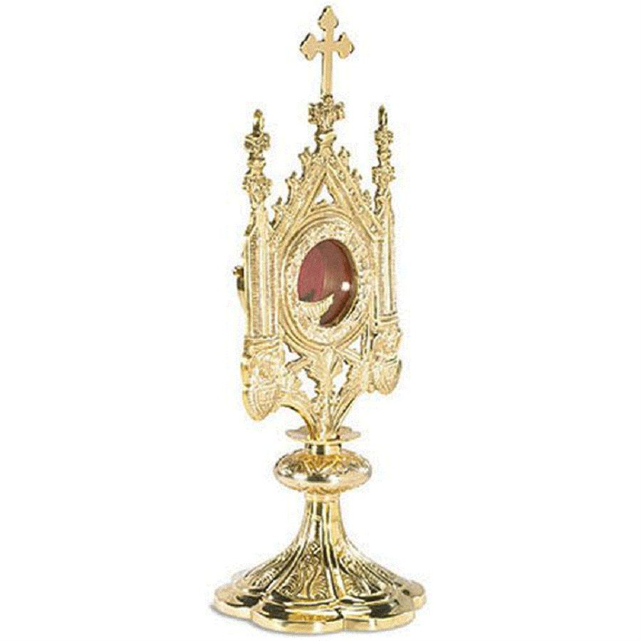 Monstrance with Removable Luna, 15" Ht.