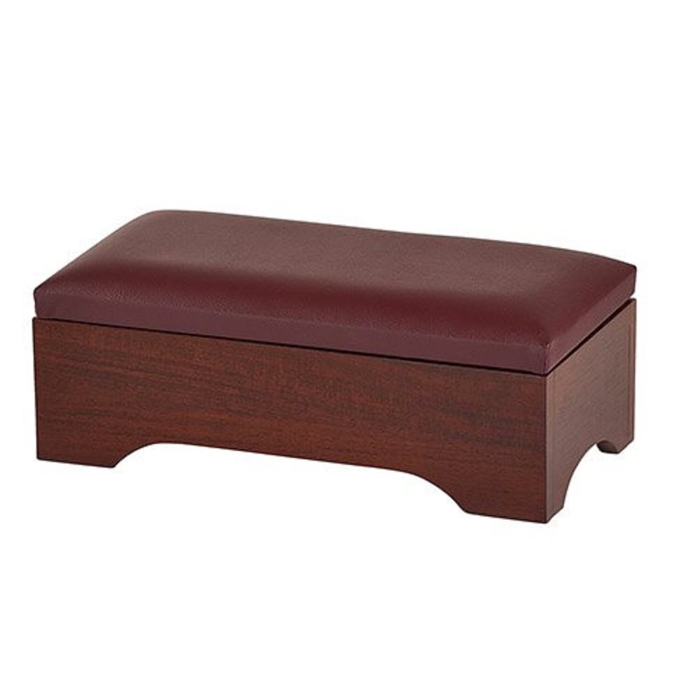 Personal Kneeler with Storage - Walnut Stain