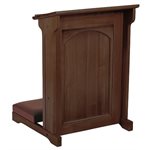 Abbey Kneeler, Maple Hardwood, Walnut Stain