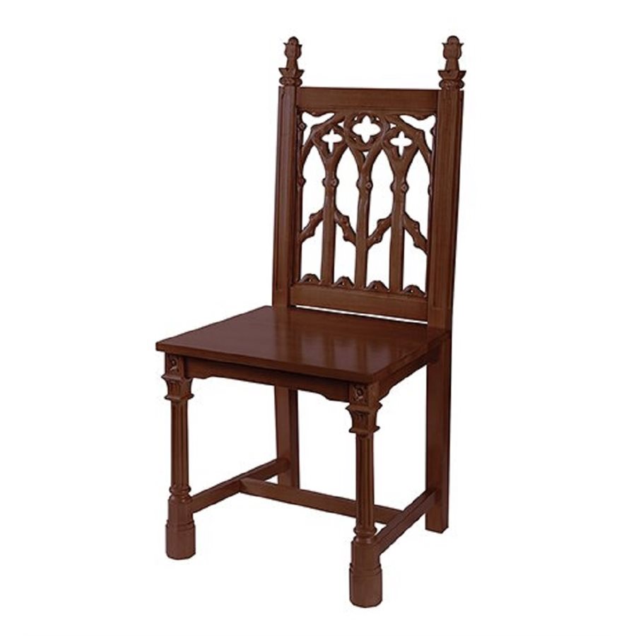 Canterbury Side Chair, Maple Hardwood, Walnut Stain