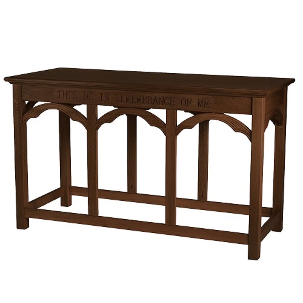 Communion Table - Eastern Maple Walnut Stain