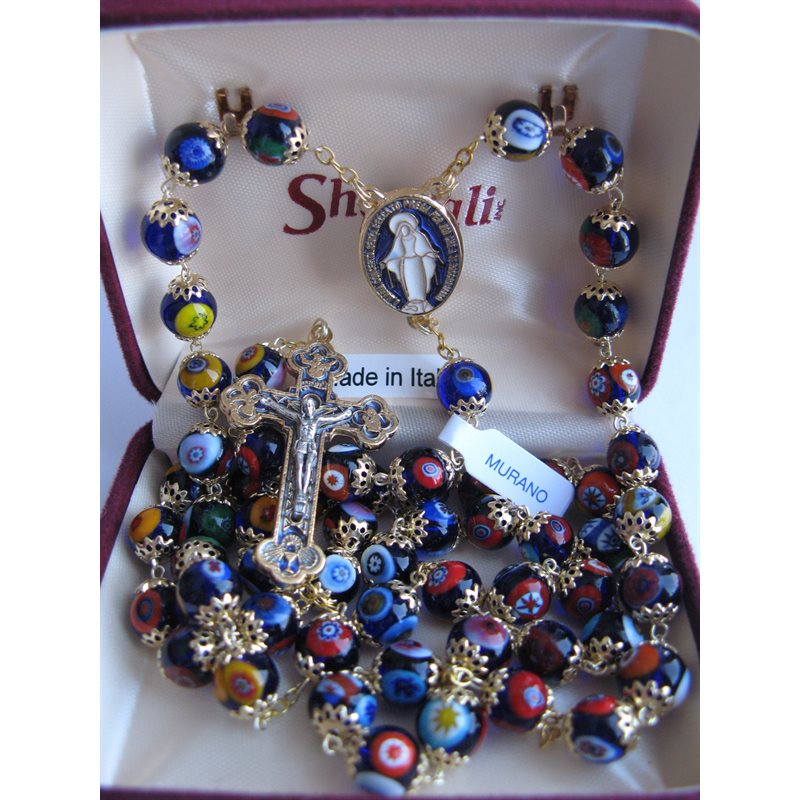 Murano Glass Rosary, 10mm