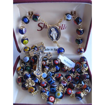 Murano Glass Rosary, 10mm