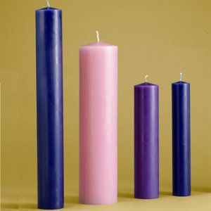 Advent candles 2" x 9" (51 x 230 mm) / Set of 4