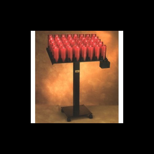 Black Iron Votive Light Stand (40 large votive light)