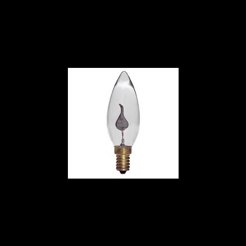 Ampoule scintillante lampe électrique, 2 1 / 2" (6.3 cm) Ht.