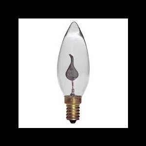 Ampoule scintillante lampe électrique, 2 1 / 2" (6.3 cm) Ht.