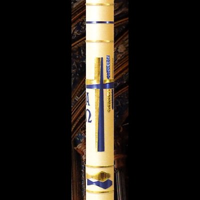 Paschal candle 2" x 30" Gloria