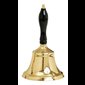 Cloche en laiton poli 6'' x 10'' (15.2 x 25.5 cm)