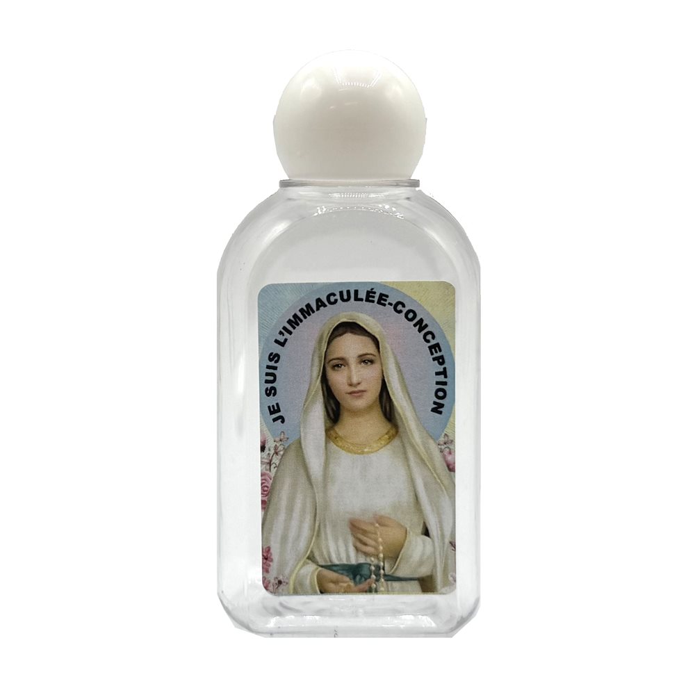 Bouteille eau bénite Notre Dame Lourdes, 4,5 cm x 9 cm Bouteille eau bénite Notre Dame Lourdes, 4,5 cm x 9 cm