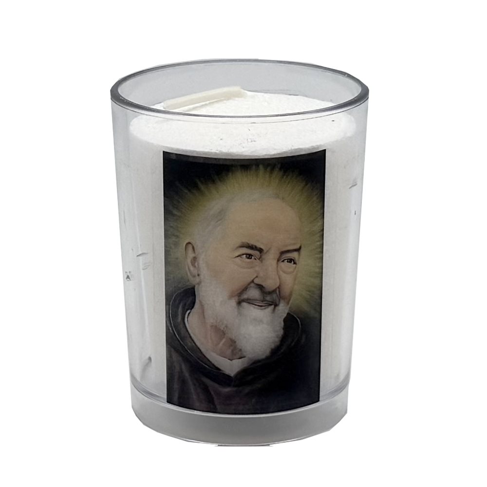 Lampions 18hrs Padre Pio,18 heures, 6,4 cm Lampions 18hrs Padre Pio,18 heures, 6,4 cm