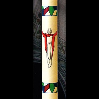 Paschal candle 2 1 / 2" x 36" Resurrection